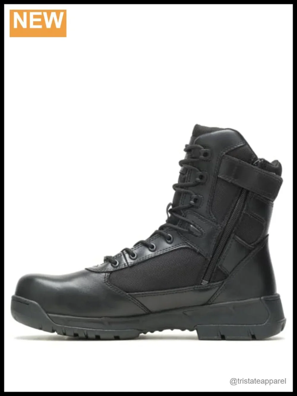 Bates Unisex8 Black Tactical Sport 2 Tall Comp Toe SR Side-Zip Boot